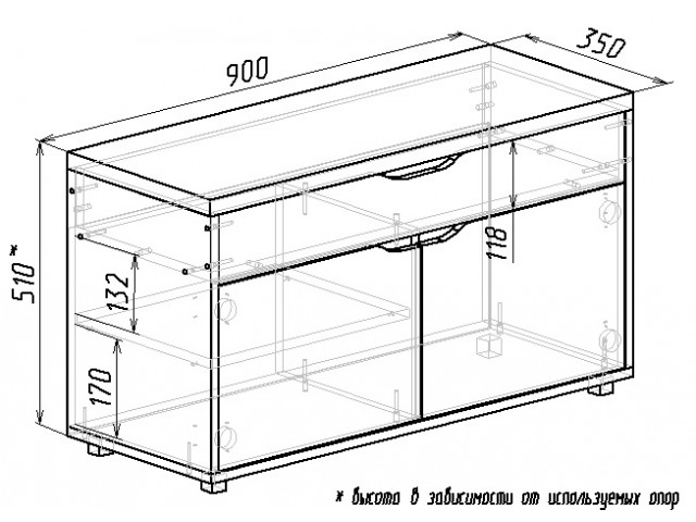 Скамья и полка для обуви Мебель-Класс ВА-012.9